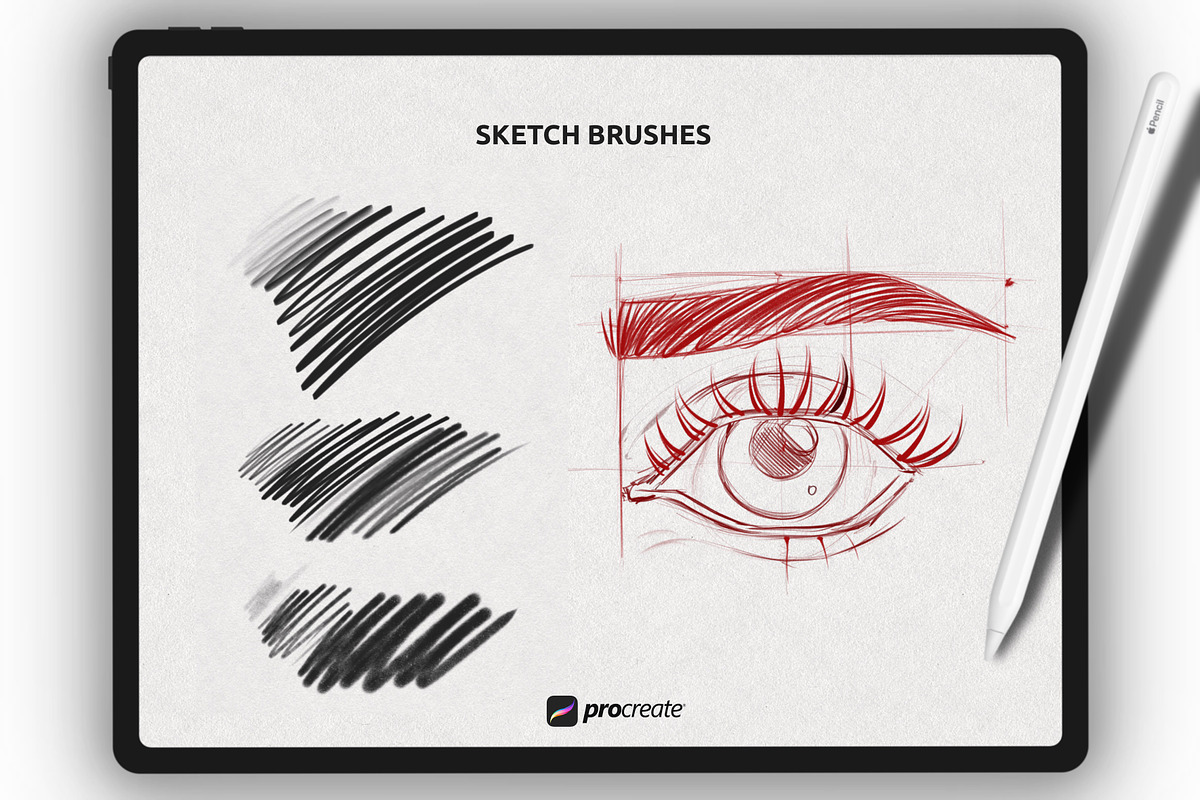 Procreate brushes , Portrait brushes, a Brush Add-On by Procreate Market (Photo 8 of 8)