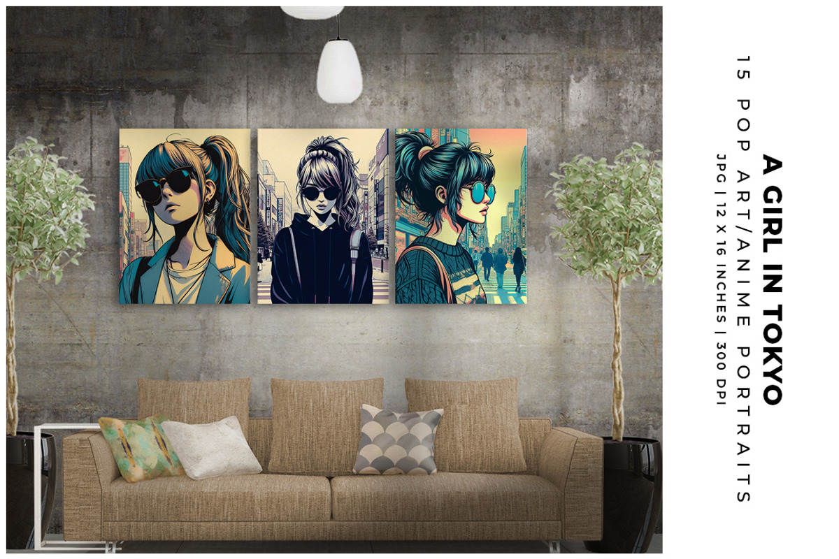 A Girl in Tokyo, a Person Illustration by Digital Art Creations (Photo 6 of 8)