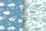Vintage aviation patterns, a Pattern Graphic by merion_merion (Thumbnail 6 of 9)
