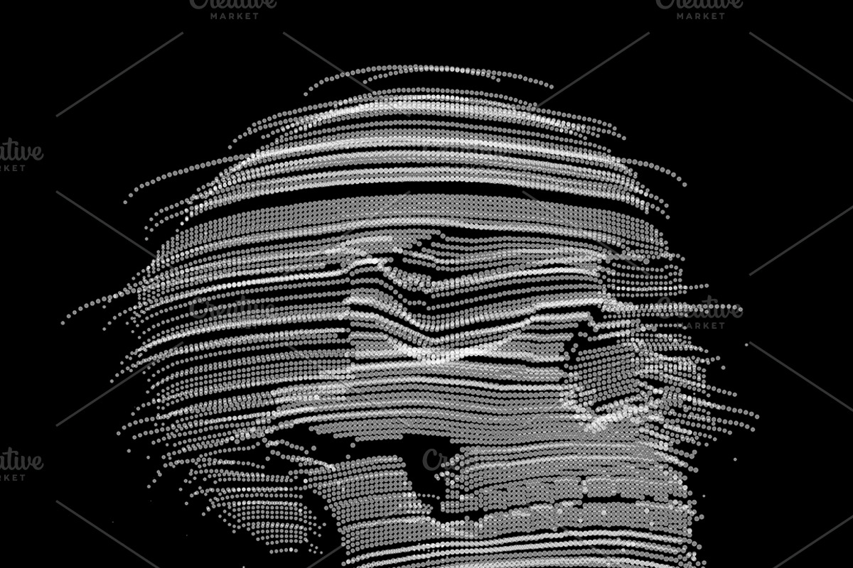 The Skull 5 Backgrounds, a Technology Illustration by GarryKillian (Photo 5 of 6)