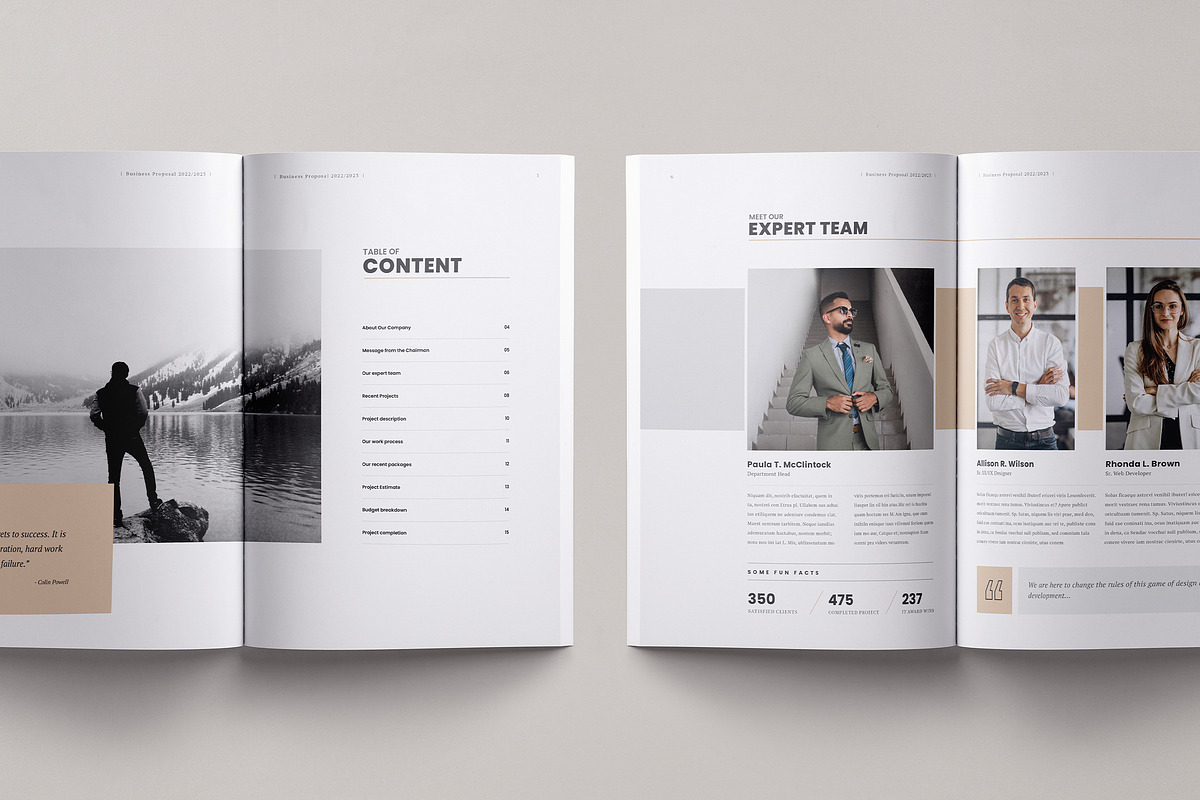 Project Proposal | InDesign, Docx, a Brochure Template by Theme Weavers (Photo 2 of 7)