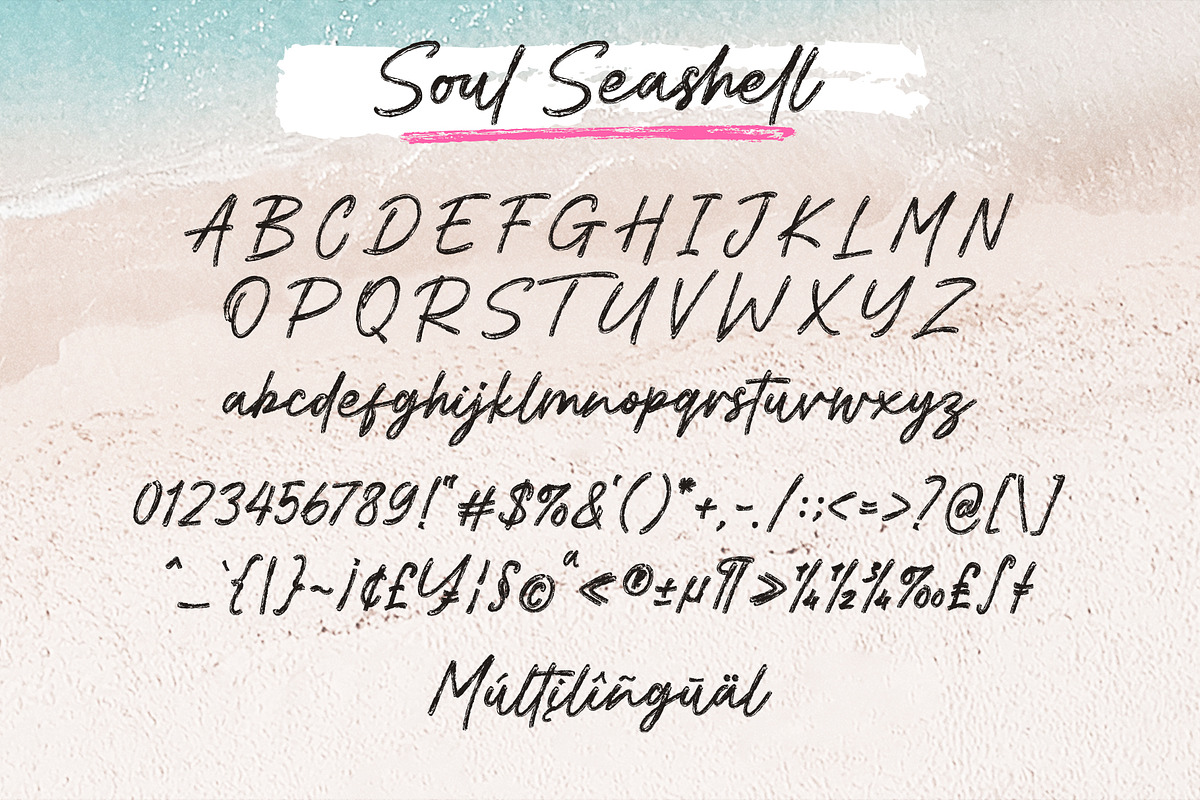 Soul Seashell - Brush Font, a Handwritten Font by Beautypes (Photo 6 of 8)