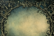 Dark Victorian Border, a Background Graphic by Printable Treasure (Thumbnail 4 of 10)