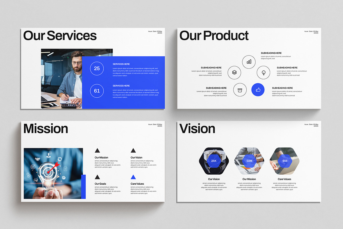 Business Deck Presentation Template, a Presentation Template by E-Type (Photo 3 of 5)