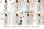 Hanging Christmas Ornaments Backdrop, a Background Photo by Winwin Design Art (Thumbnail 6 of 7)