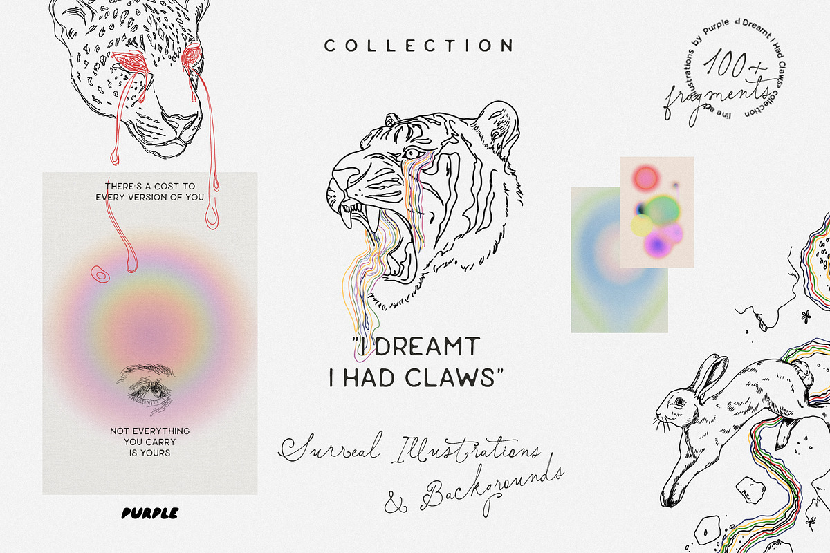 Surreal Illustrations & Backgrounds, an Object Graphic by Purple (Photo 1 of 9)