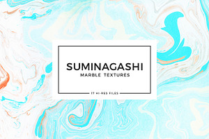 Suminagashi Marble Textures