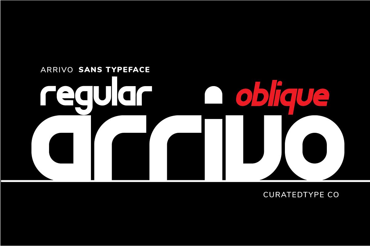 Arrivo Sans - Modern Sans Font, a Sans Serif Font by CuratedType Studio (Photo 9 of 9)