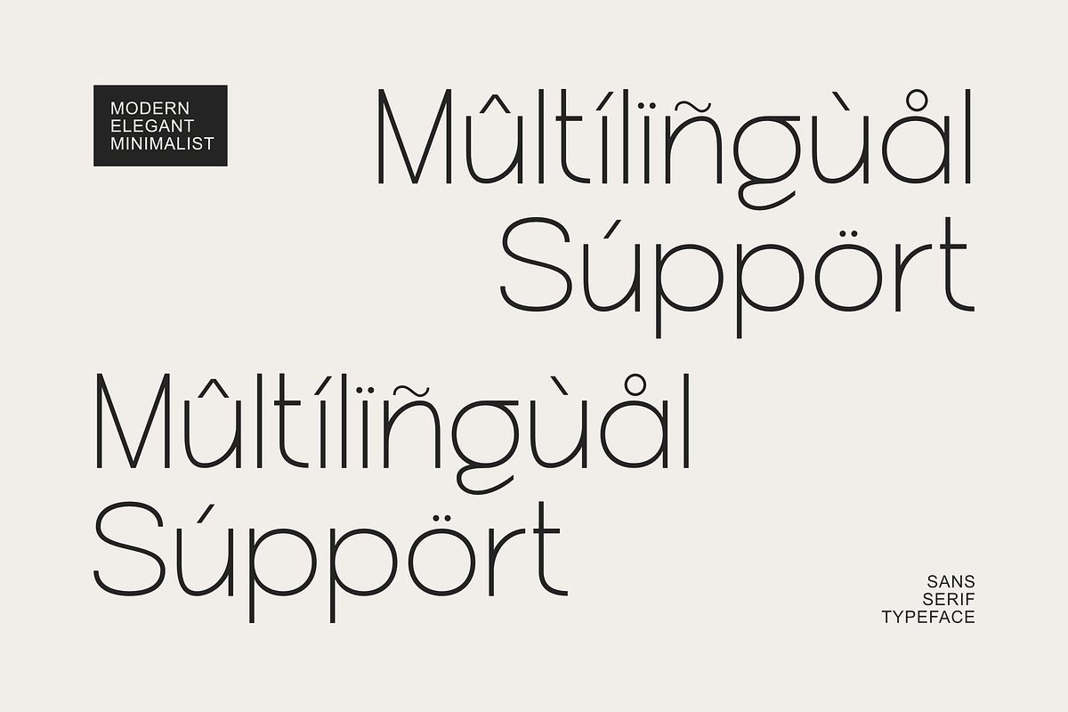 Moderan - Minimalist Sans Serif, a Sans Serif Font by Illustraly Design (Photo 2 of 8)