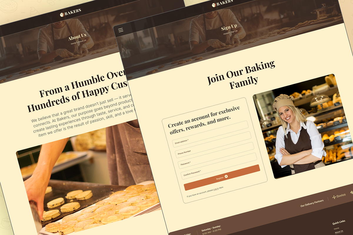 Bakers -Bakery HTML Website Template, a HTML Template by TNCFlow (Photo 5 of 5)