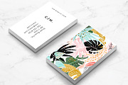 Tropical || Business Card Template, a Business Card Template by Human-made. Made to feel. (Thumbnail 3 of 3)