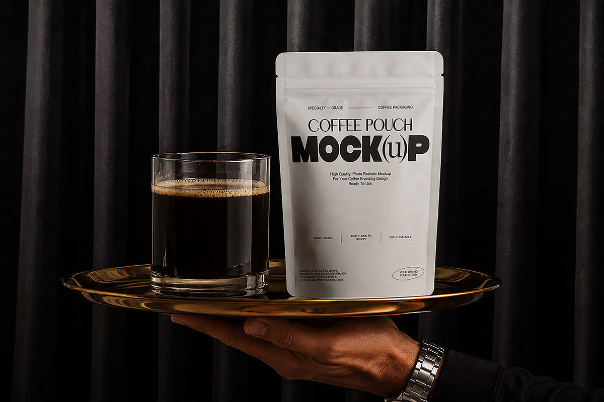 Coffee Branding Mockup, a Packaging Mockup by Pitchlook.Studio (Photo 3 of 4)