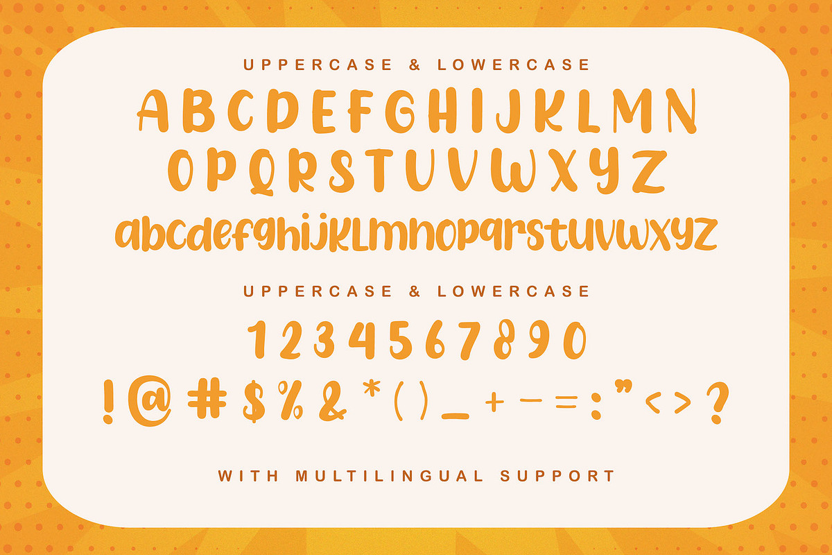 Sandy Kids - Playful Display Font, a Handwritten Font by StringLabs (Photo 9 of 10)