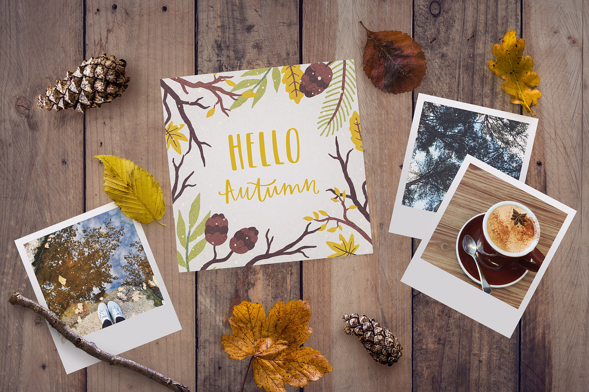 Autumn graphic set, an Illustration by kondratya (Photo 2 of 6)