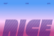 CS Anders Slitscan, a Sans Serif Font by Craft Supply Co. (Thumbnail 6 of 8)