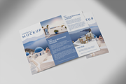 Trifold Brochure Mockup, an Advertising Mockup by xavier_studio (Thumbnail 4 of 5)