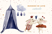 Nursery watercolor clipart, an Animal Illustration by Artcard Watercolor (Thumbnail 11 of 25)