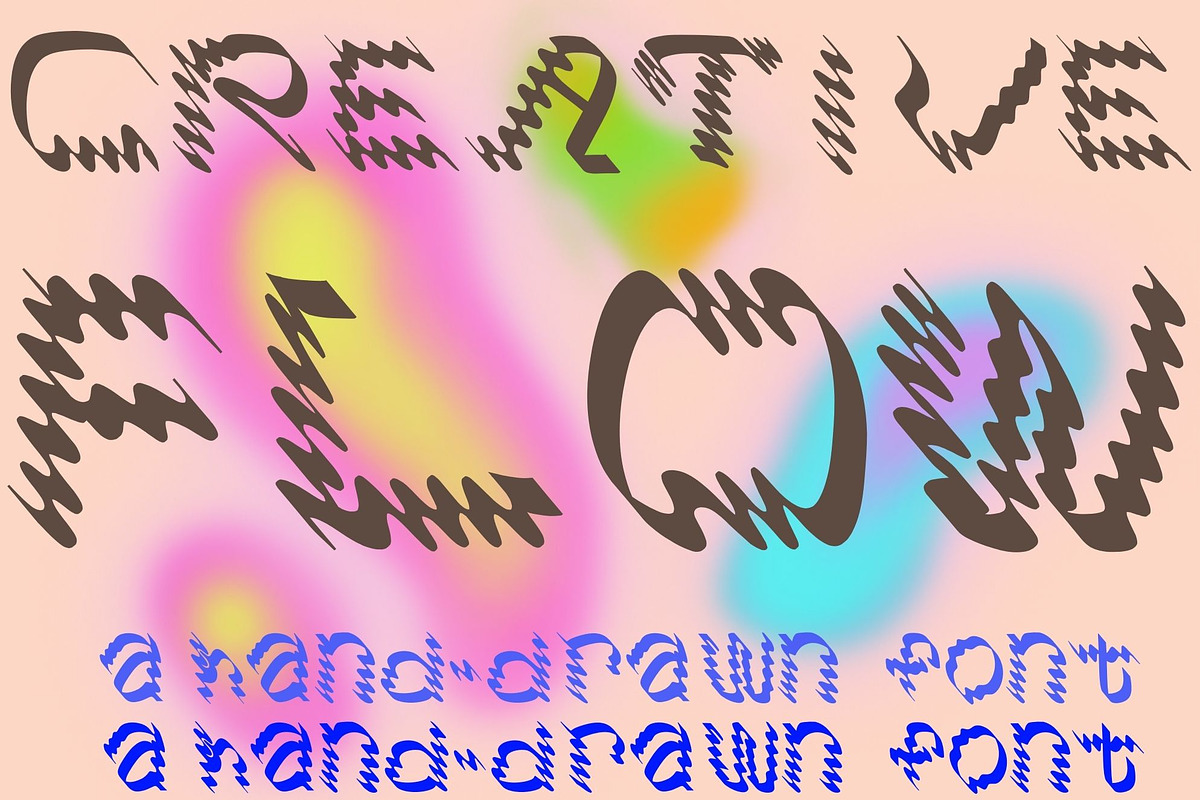 Electric Liquid,Wavy Hand-Drawn Font, a Handwritten Font by Eryn Rose Design (Photo 4 of 23)