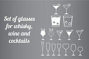 Set flat glasses, an Object Graphic by Dukesn (Thumbnail 1 of 2)