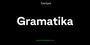 Gramatika, a Sans Serif Font by Tokotype (Thumbnail 1 of 7)