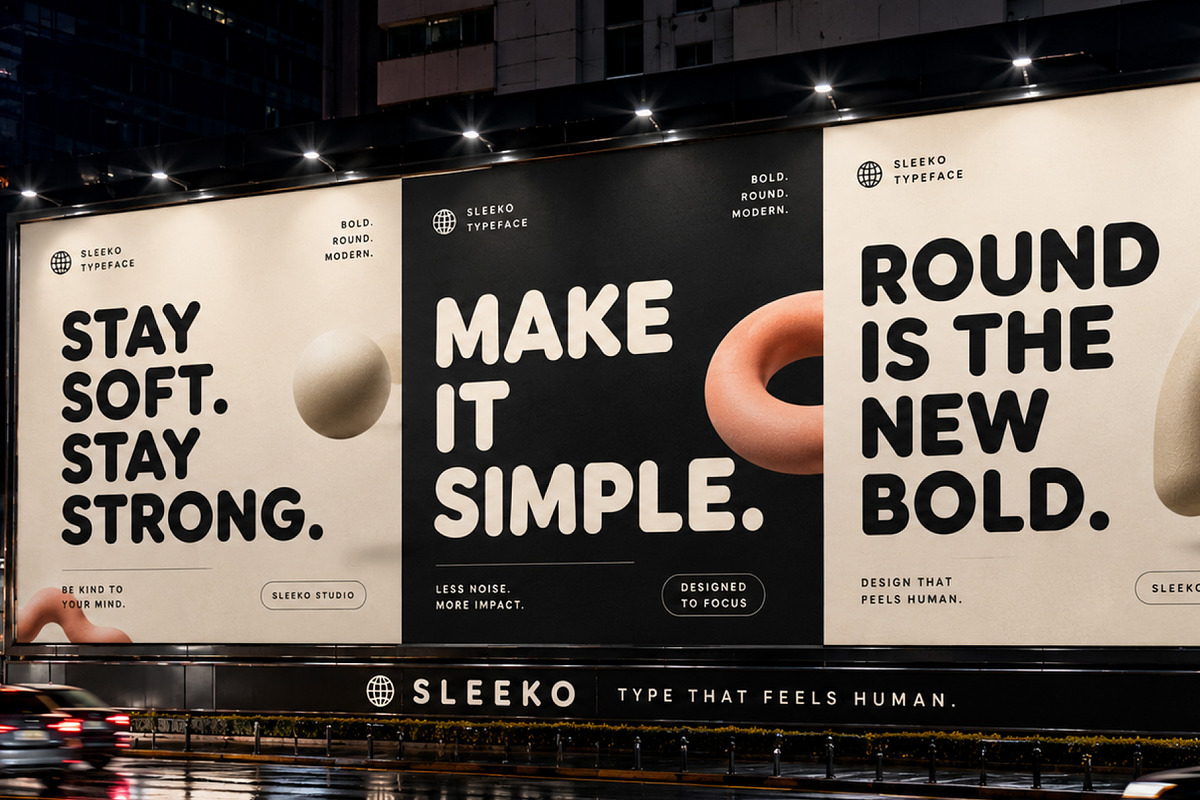 SLEEKO - Regular & Bold, a Sans Serif Font by HypeWorksCo (Photo 4 of 11)