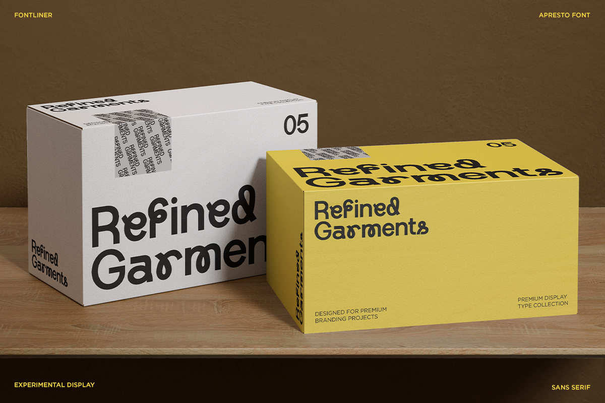 Apresto – Experimental Modern Font, a Sans Serif Font by Font Liner (Photo 6 of 8)