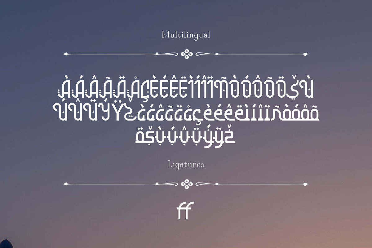 Saffanah–Modern Arabic Display Font, a Handwritten Font by overlaytemplates (Photo 5 of 5)
