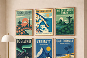 30 Travel City Prints, a Background Graphic by NassyArt (Thumbnail 2 of 14)
