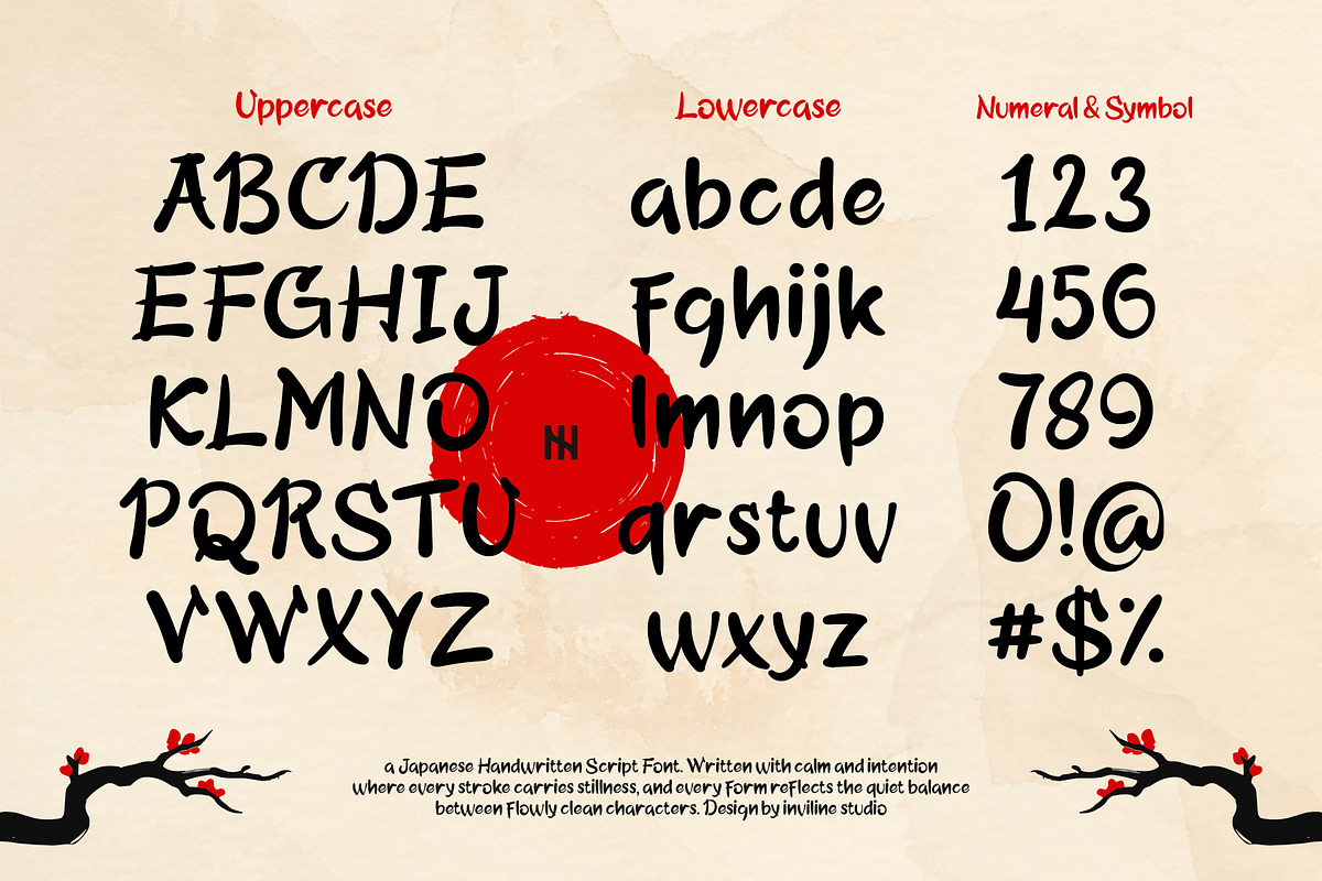 Awateru - Japanese Handwritten Font, a Handwritten Font by Inviline.co (Photo 3 of 10)