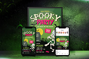 Bundle Halloween Party Flyer Set, a Flyer Template by Totem Design Studio (Thumbnail 2 of 5)