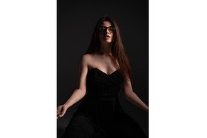 Young woman featuring her fashion, a Person Photo by volodymyrshtun13795