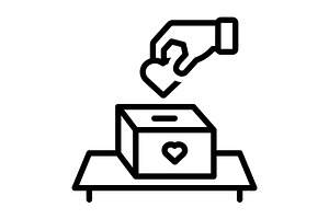 Free liberated black icon, an Outline Icon by Creative priyanka