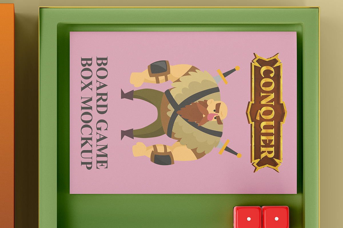 Board Game Box Mockup - 5 views, a Packaging Mockup by Illusiongraphic (Photo 18 of 19)