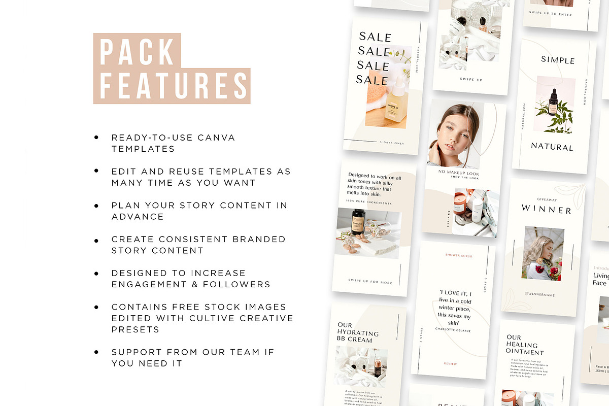 Natural Instagram Story Posts, a Social Media Template by Cultive Creative (Photo 9 of 9)