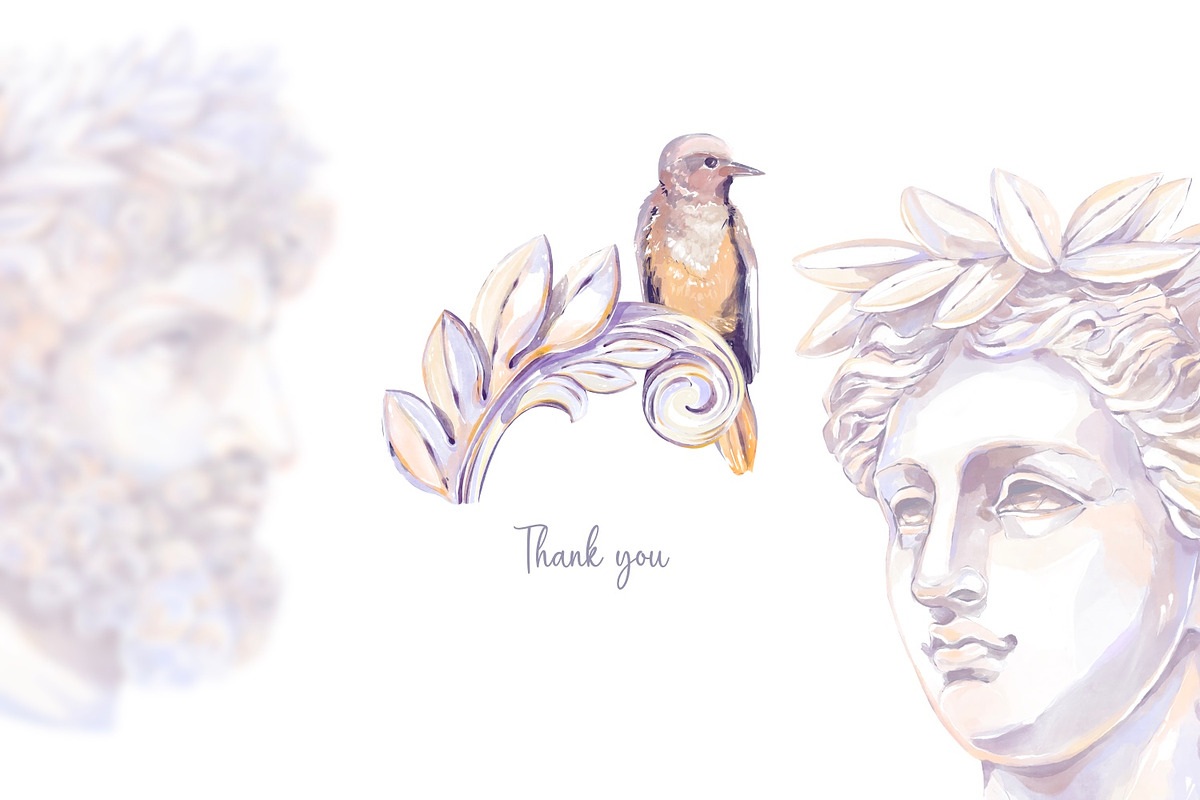 Antique Aesthetic Garden Watercolor, a Decorative Illustration by Shabbypie (Photo 15 of 15)