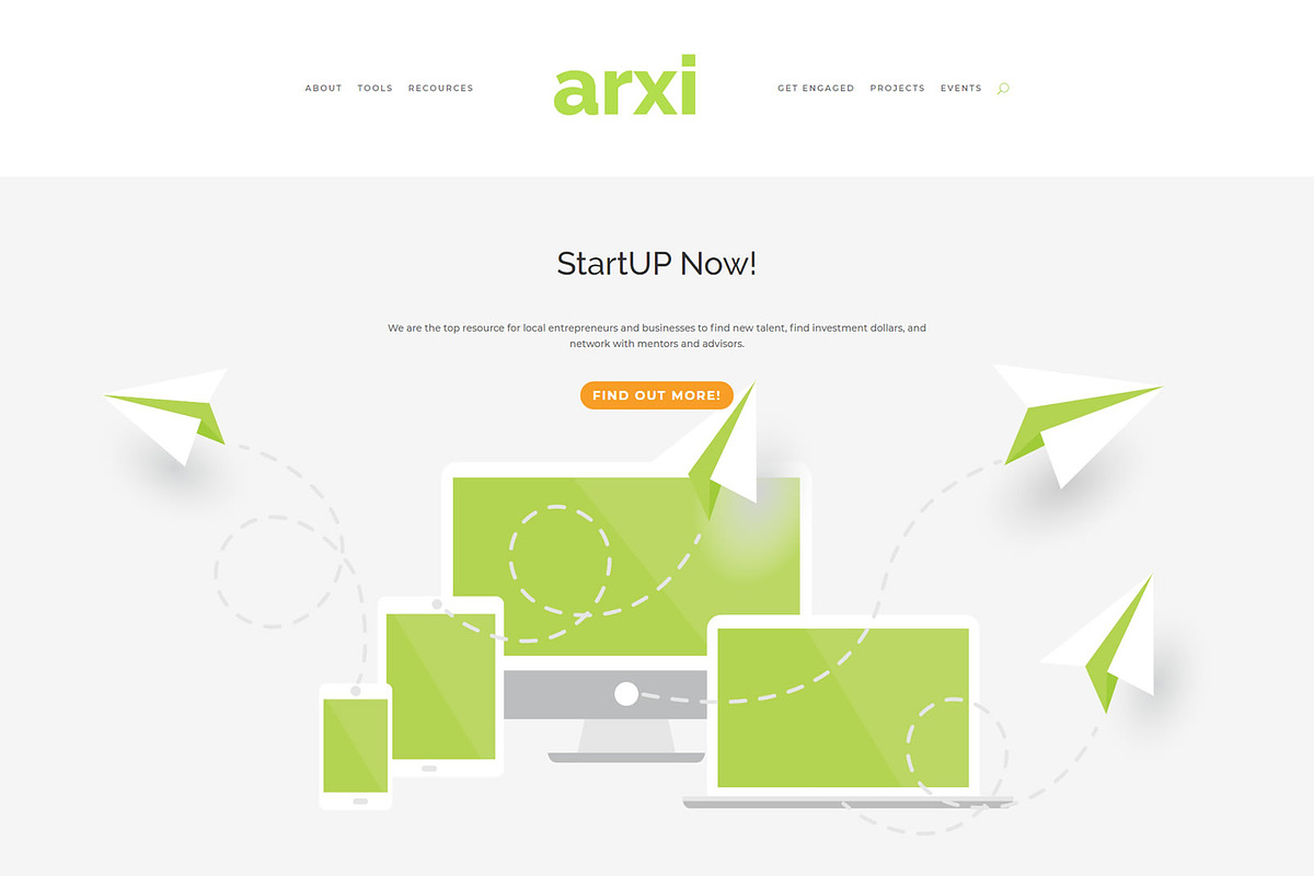 Arxi, a WordPress Template by gdo.com