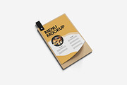 Menu Mockup, a Product Mockup by MrLetters (Thumbnail 3 of 5)