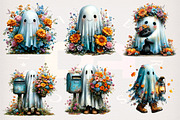 Whimsical Ghost Clipart Bundle, a Transportation Illustration by Digital Artistic99 (Thumbnail 2 of 7)