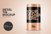Metal Tin Can Packaging PSD Mockup, a Cups & Container Mockup by GreatFruit (Thumbnail 1 of 5)