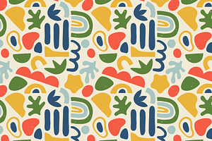 4 Tropical Seamless Patterns