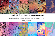 40 Abstract Illustrations, a Pattern Graphic by MessyArtss (Thumbnail 1 of 4)