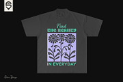 Whimsical Floral Positive Quote, a Graphic by shaondesigns (Thumbnail 3 of 4)