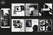 CARBON CANVA INSTAGRAM TEMPLATES, a Social Media Template by IsikChic (Thumbnail 4 of 8)