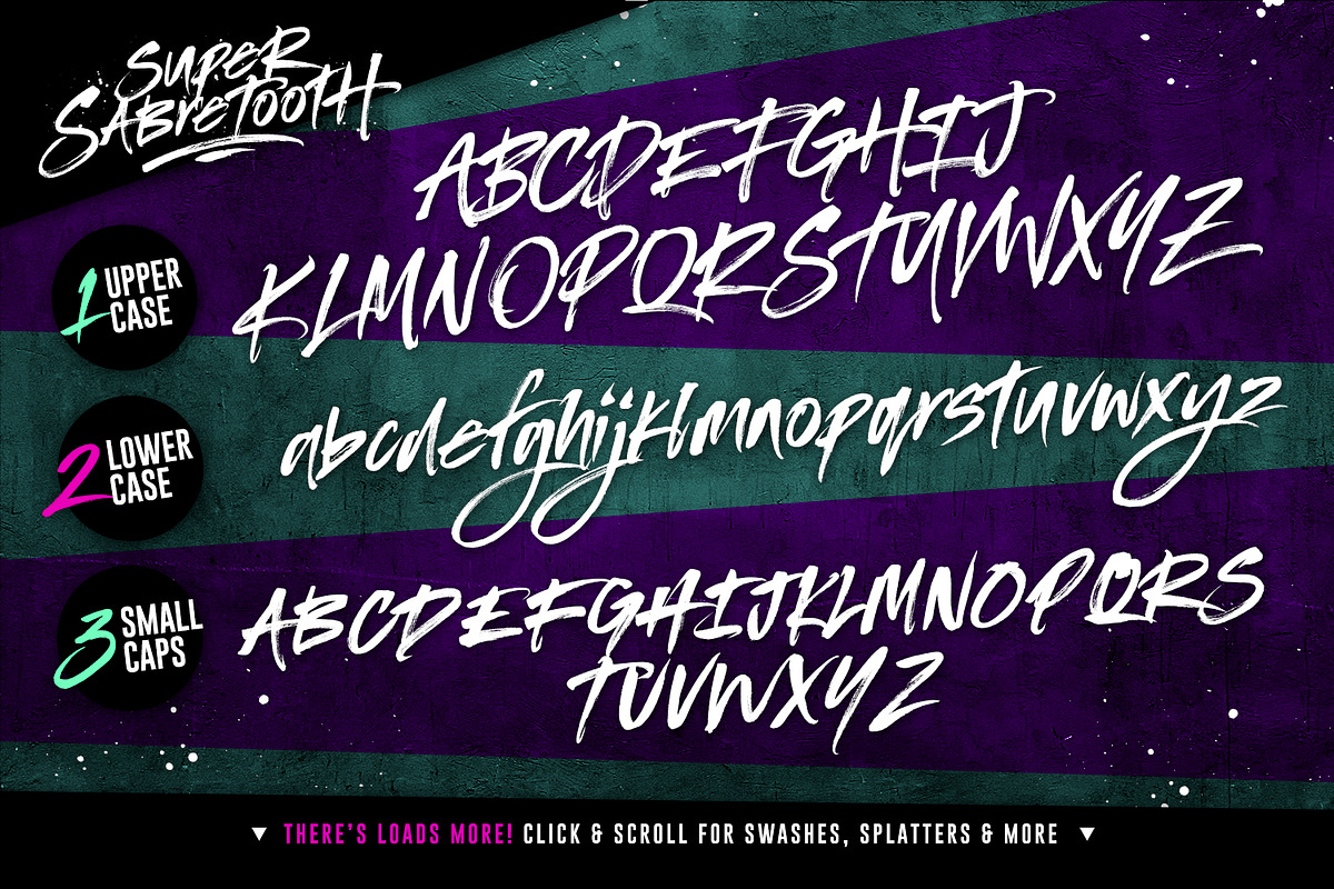 Super Sabretooth Brushtype preview 8