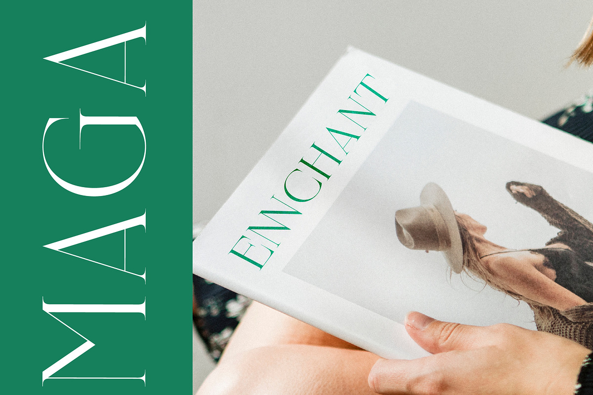 Nelhinco Modern Display Serif, a Serif Font by Letterena Studios (Photo 12 of 15)