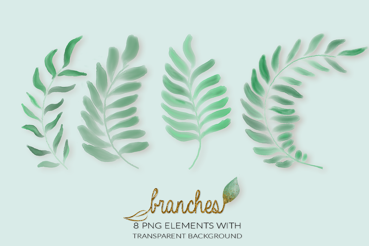 Branches & Splatter Kit, a Brush Add-On by PandoraDreams (Photo 8 of 38)