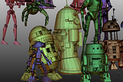 STAR WARS DROIDS PACK low poly, a Characters & Person 3D Model by 2$ SHOP (Thumbnail 10 of 16)