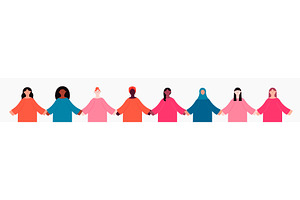 Diverse beautiful modern women, an Illustration by sceptical cactus