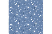 Denim Star Blue and White Seamless R, a Pattern Graphic by Sharon Schwalbe (Thumbnail 4 of 5)