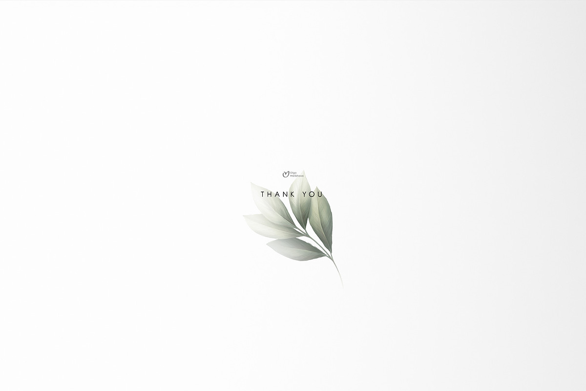 Green leaves - greenery clipart, an Illustration by ollalya (Photo 12 of 12)